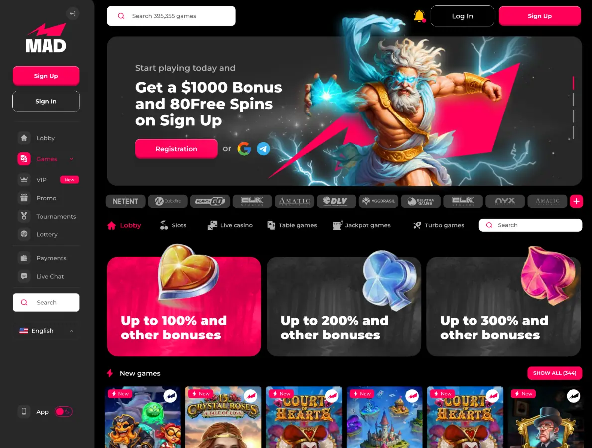 Игры Mad 2025 Casino